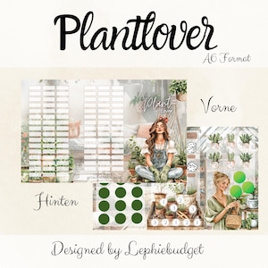 Plantlover / Klappkarte / Umschlagmethode / A6 Format