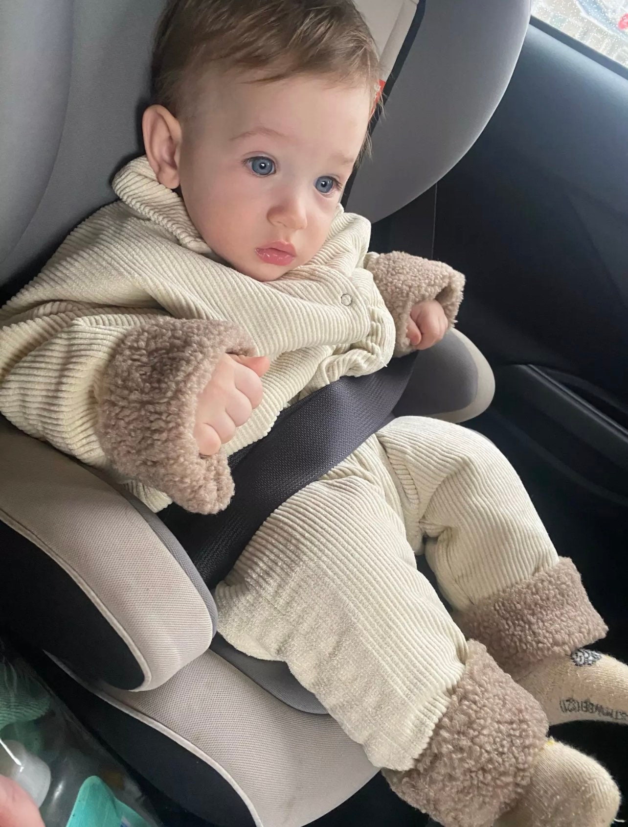 Personalized Baby Boy Winter Onesie