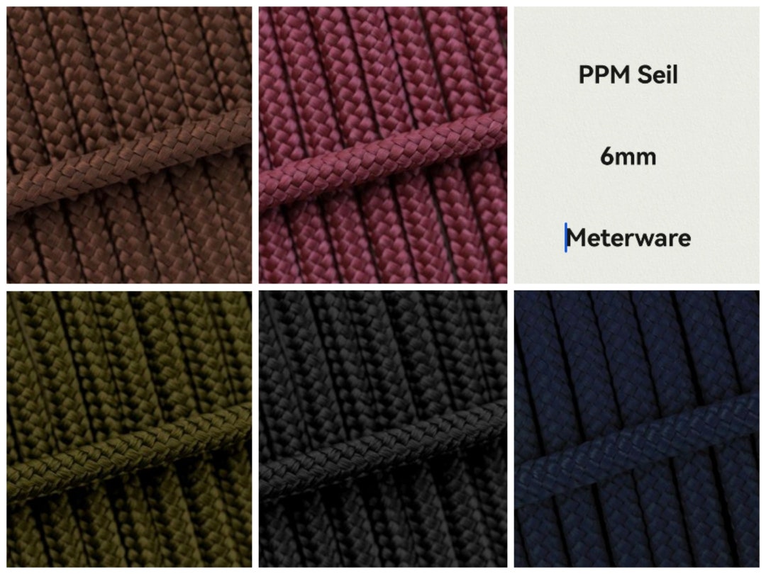 PPM Rope 6 Mm Sold By The Meter Paracord Various Colors Etsy ppm-rope-6-mm-sold-by-the-meter-paracord-various-colors-etsy