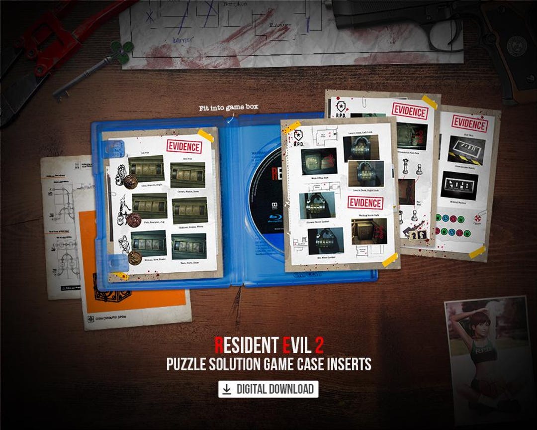Buy Resident Evil Remake Puzzle Solution Case Inserts V2 Online in India 