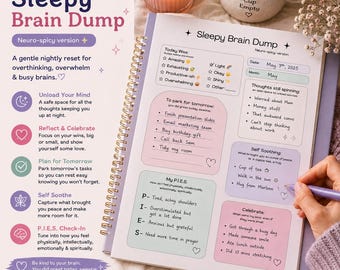 ADHD Brain Dump Printable | Neurodivergent Planner