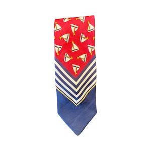 Yves Saint Laurent silk pois tie