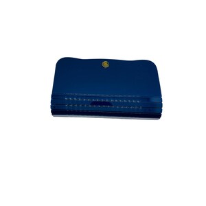 lucite blue 70s clutch  "Colombetti"