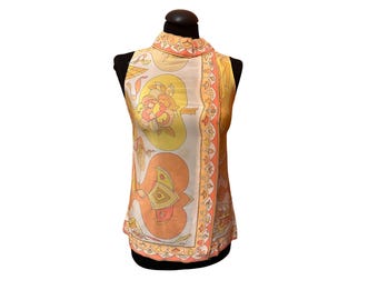 Vintage 1960s Pucci Silk Blouse