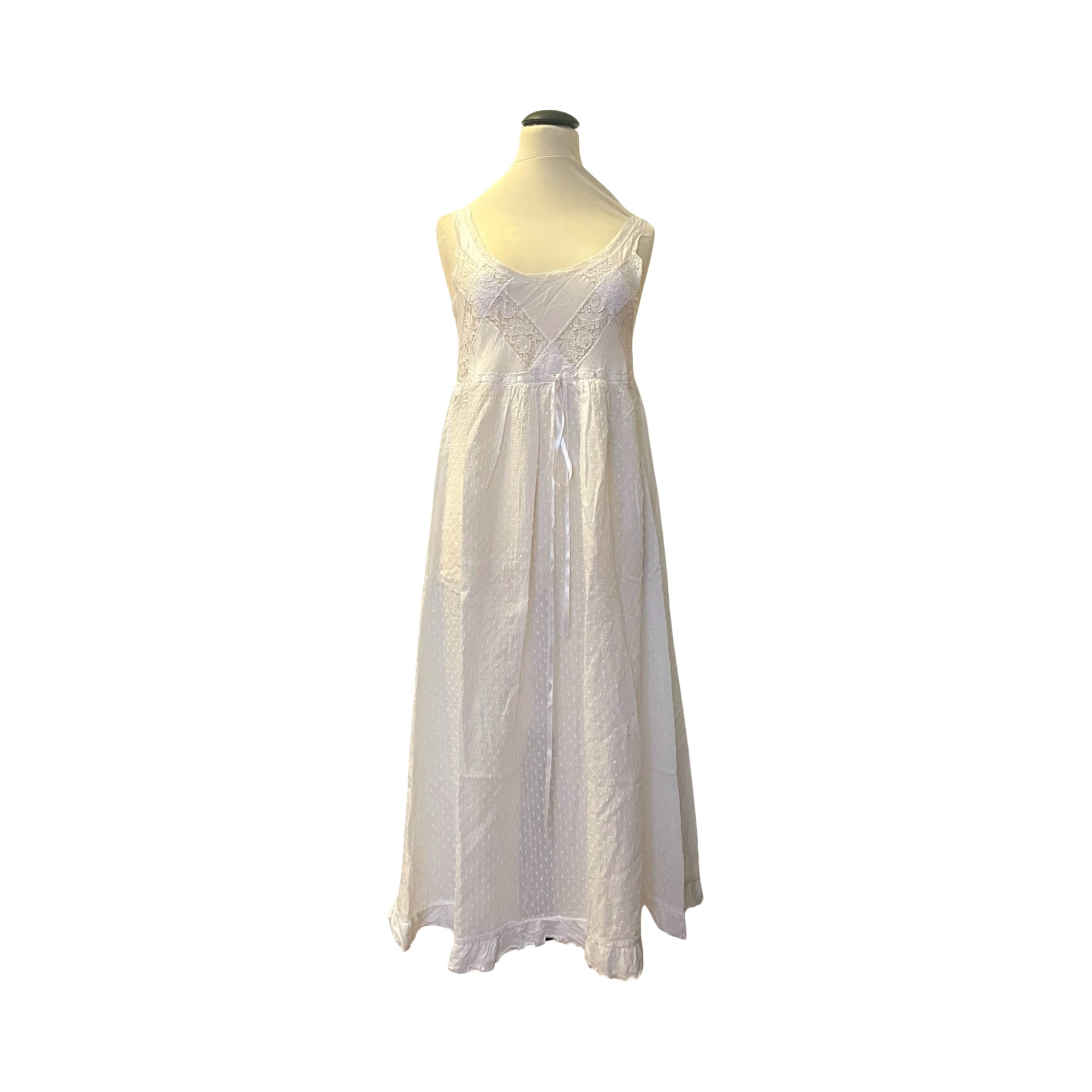 sachin and babi light blue dress Ecru Plumetis Fabric