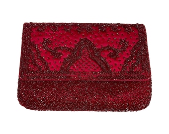 Vintage Beaded Bag by Agnès B /beaded Vintage Pochette/vintage