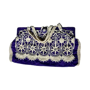 1950 silk embrodered Shoulder bag