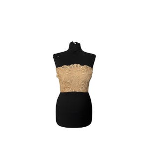 vintage embroidered crop top