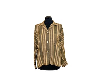 1970 printed silk shirt