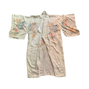 Flowered 1970 kimono