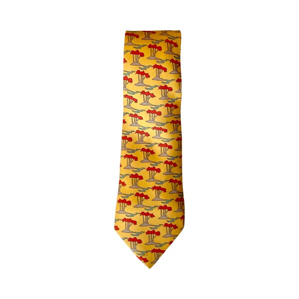 Hermès vintage silk tie