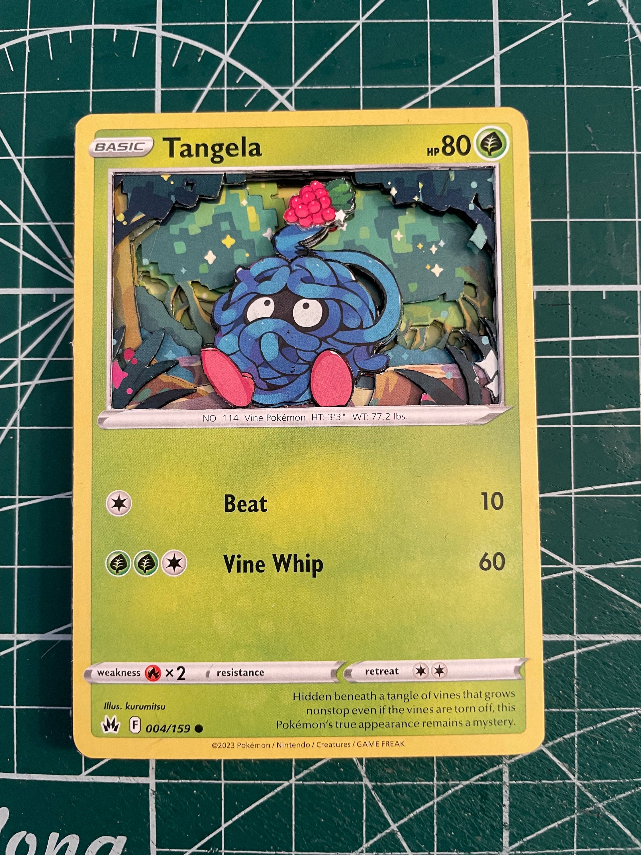 tangela pokemon card (Fantastical Parade #205/234, 1-Star Shiny) 2 Attack 1 Tangela Collection : r/pkmntcgcollections