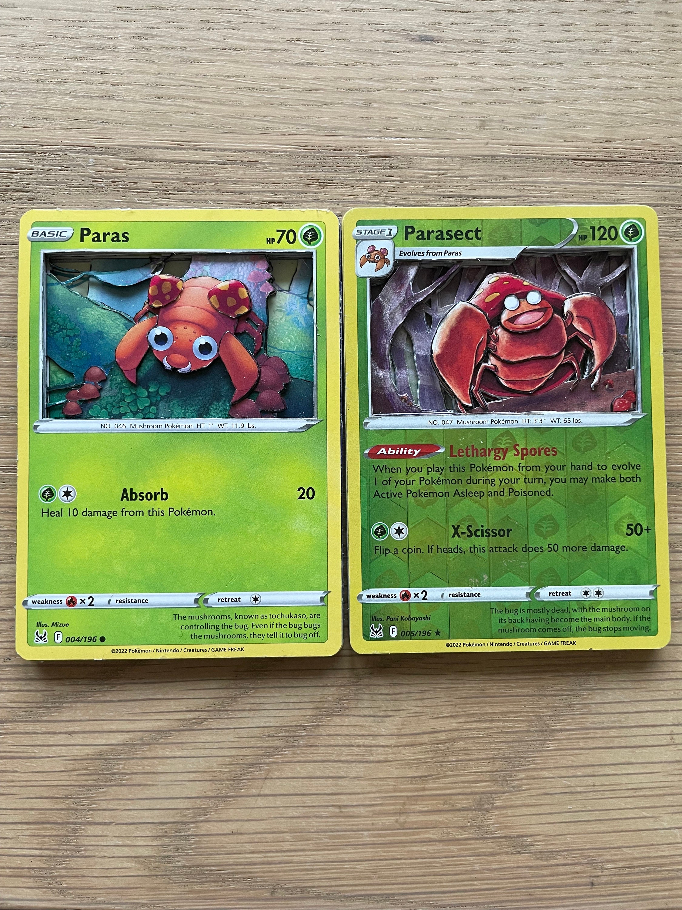 how to make a pokemon card deck Paras - Pokemon Card 151 - 046/165
