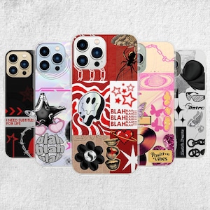 Y2K Aesthetic Phone Case - Vivienne Westwood Punk Art fit for iPhone 16 Pro Max 15 14 13 12 11 Plus, Samsung S24 Ultra S23 S22 S21 S20