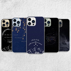 Acotar Aesthetic Phone Case - Night court Thorns Cover for iPhone 16 Pro Max 15 14 13 12 11 Plus, Samsung S24 Ultra S23 S22 S21 S20