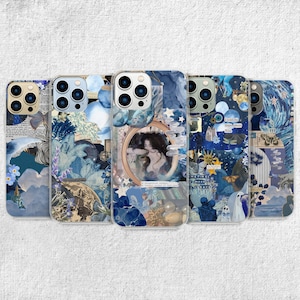 Sky Blue Aesthetic Phone Case - Ocean Sea Cover for iPhone 15 Pro Max, 14, 13, 12, 11, Xr, X, 8, 7 Plus, Samsung S23 Ultra, S22, S21, S20