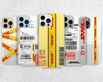 DHL Express Phone Case - Shipping Postage Art Cover fit for iPhone 15 Pro Max, 14, 13, 12, 11, Xr, X, Plus, Samsung S23 Ultra, S22, S21, S20