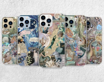 Mermaid Core Phone Case - Aesthetic Ocean Pearl Cover for iPhone, Samsung and Google Pixel