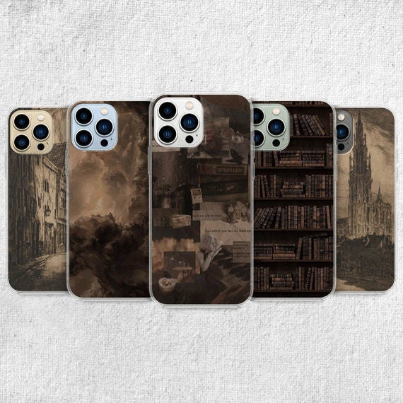 Dark Academia Phone Case - Gothic Book Cover for iPhone 18 Pro Max, Samsung S26 Ultra, Pixel 10 XL Note