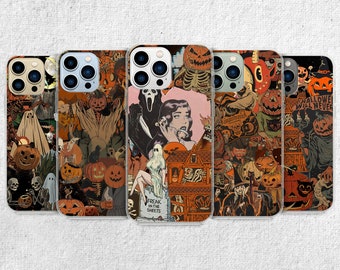 Halloween Phone Case - Spooky Horror Movie Cover for iPhone 15 Pro Max, 14, 13, 12, 11, Xr, X, 8, 7 Plus, Samsung S23 Ultra, S22, S21, S20