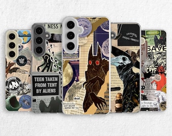 Mothman Cryptid Phone case for Samsung - Magnus Archives Art fit Cover for S25 Ultra S24 Plus S23 S22 S21 FE Galaxy Note 20 A55 A16 A15 A56