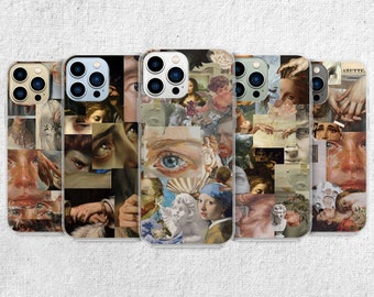 Painting Aesthetic Phone Case - Painter Collage Art for iPhone 15 Pro Max, 14, 13, 12, 11, Xr, X, 8, Plus, Samsung S23 Ultra, S22, S21, S20