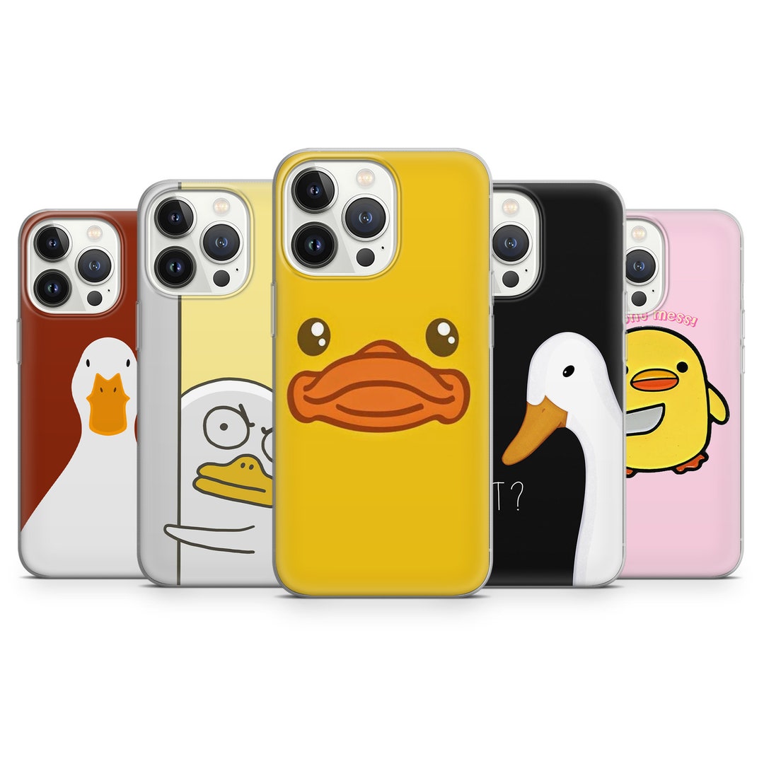 Funny Duck Phone Case Rubber Ducky Art Cover Fit for Iphone Etsy