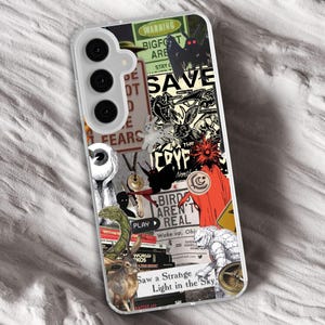 Mothman Cryptid Phone case for Samsung - Magnus Archives Art fit Cover for S25 Ultra S24 Plus S23 S22 S21 FE Galaxy Note 20 A55 A16 A15 A56