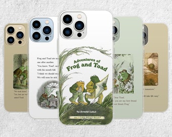 Frog and Toad Phone Case - Vintage Children Book Art Cover for iPhone, Samsung and Google Pixel