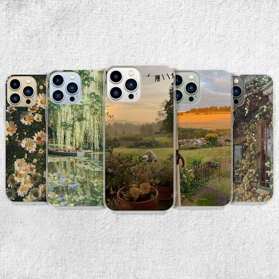 Cottagecore Phone Case - Aesthetic Nature Art fit for iPhone, Samsung and Google Pixel