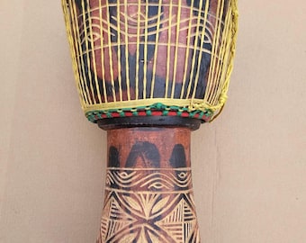 ジャンベドラム - ガーナ - 13インチ - - Etsy 日本