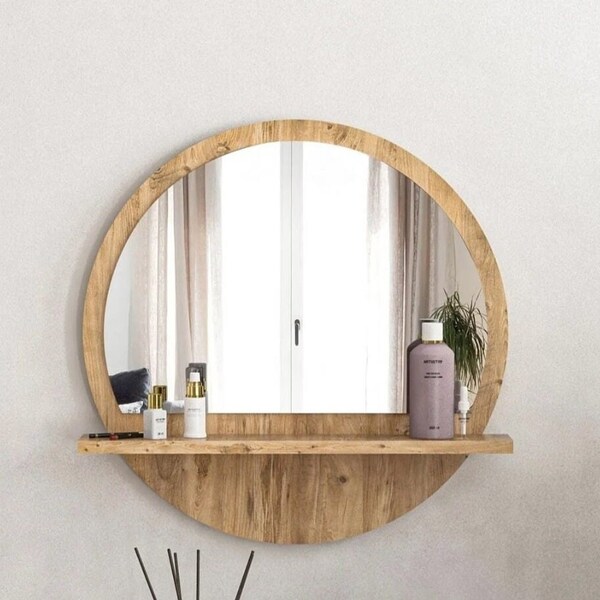 Shop Mirror With Shelf Etsy