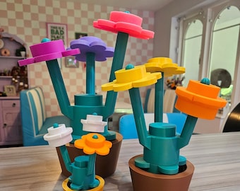 Giant brick flowers