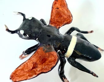 Wallace's Bee 3D  Resin print Replica. Translucent enlarged entomology model. Made in USA