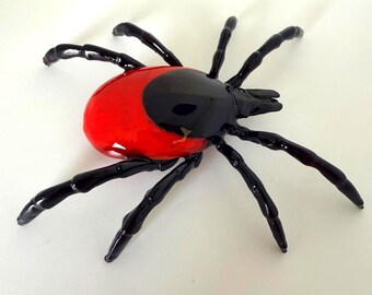 Enlarged 3D Deer Tick: black legged 4”model. Handpainted Resin replica-USA Made