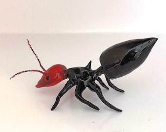 3D Acrobatic Ant, Realistic Entomology replica. 5” Translucent resin model, alcohol ink stained-Handcrafted in USA