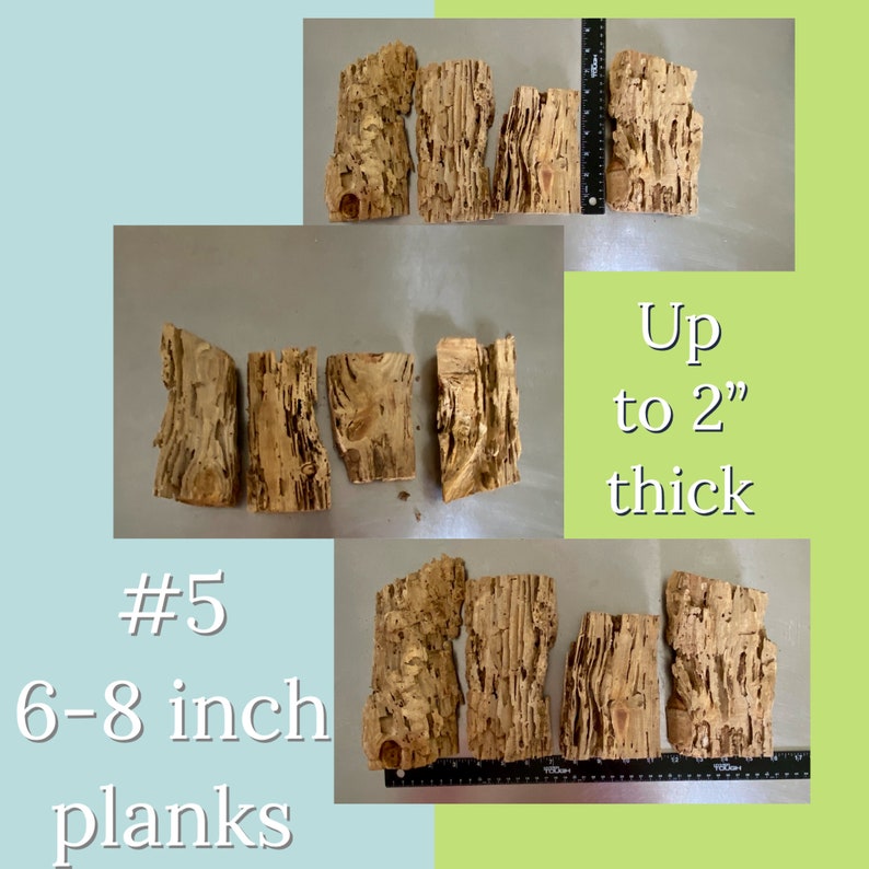 #5 Group of mixed planks 6- 8 inches long, 3-4 inches wide and from 1/2 inch to 2 inches high