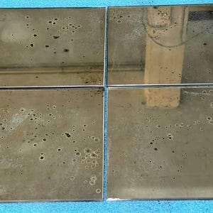 Antique mirror tiles set of 12 pcs. 30x30 cm 11,81&quot;х11.81&quot;