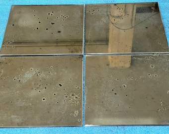 Antique mirror tiles set of 12 pcs. 30x30 cm 11,81"х11.81"