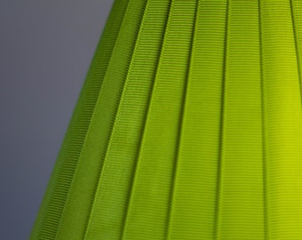 Pleated green modern lampshade, Fabric lampshade, Nordic lampshade, table lamp lampshade