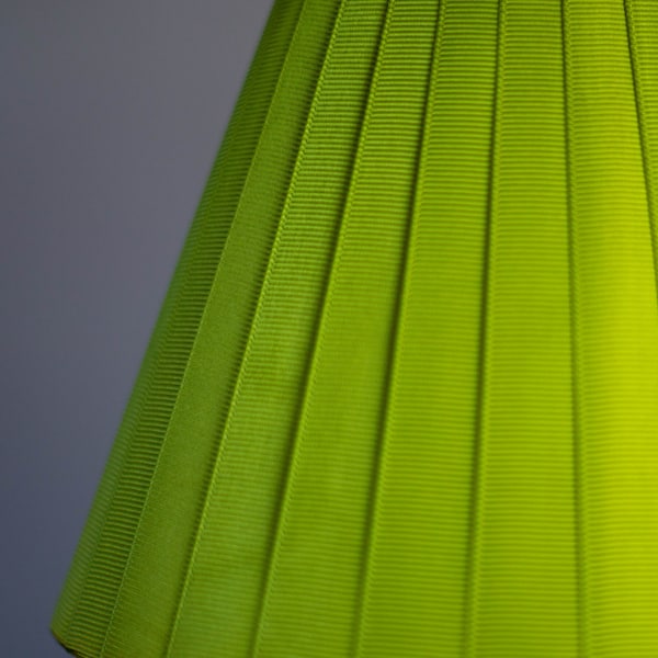 Pleated green modern lampshade, Fabric lampshade, Nordic lampshade, table lamp lampshade