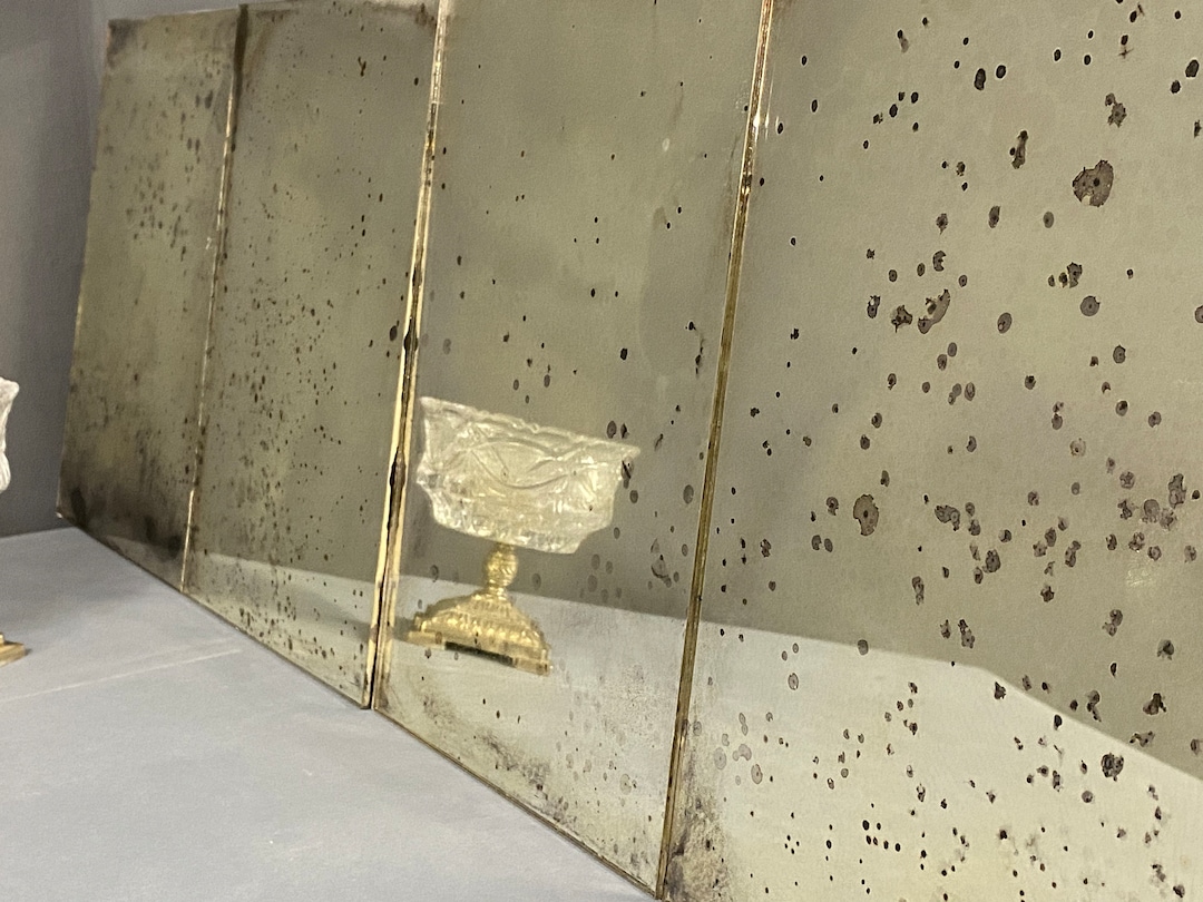 Antique Mirror, Antique Mirror Tiles, Antique Mirror Panel - Etsy UK