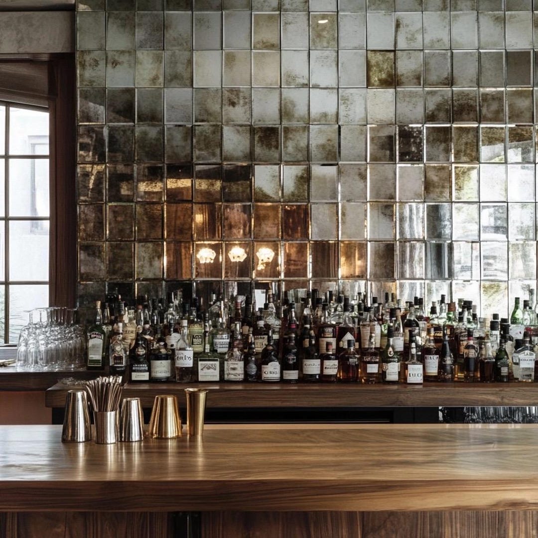 Antique Mirror, Antique Mirror Tiles, Antique Mirror Panel - Etsy UK