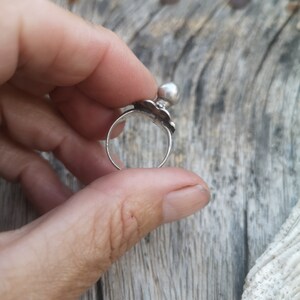Vintage silver tribal toe ring image 2