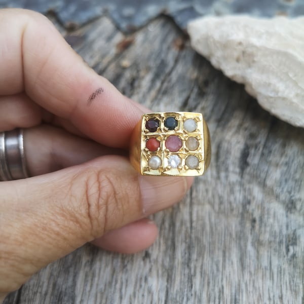 Navaratna Ring, US size 10