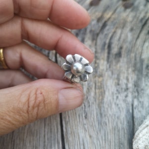 Vintage silver tribal toe ring image 3