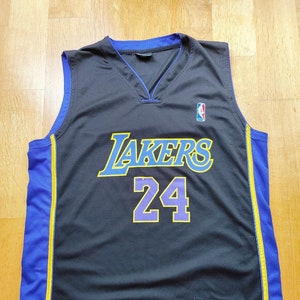 Adidas Los Angeles Lakers Kobe Bryant Jersey 24 Sewn Mens Medium White  Kareem
