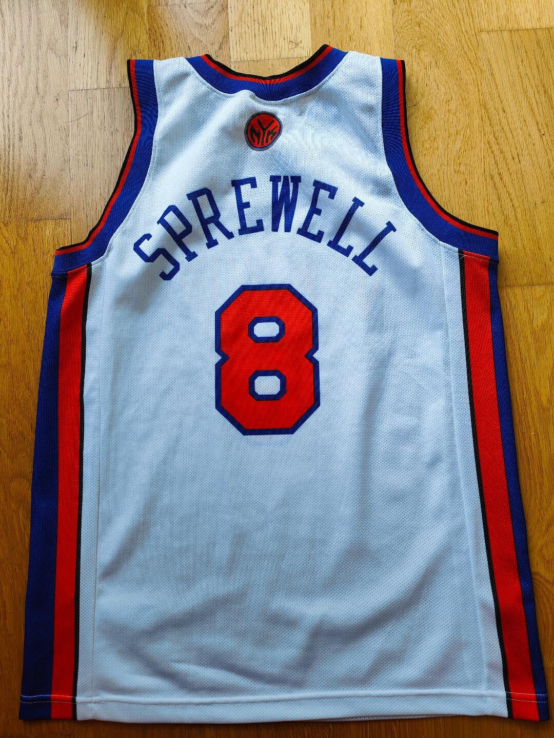 Vintage Latrell Sprewell #8 New York Knicks Champion Jersey