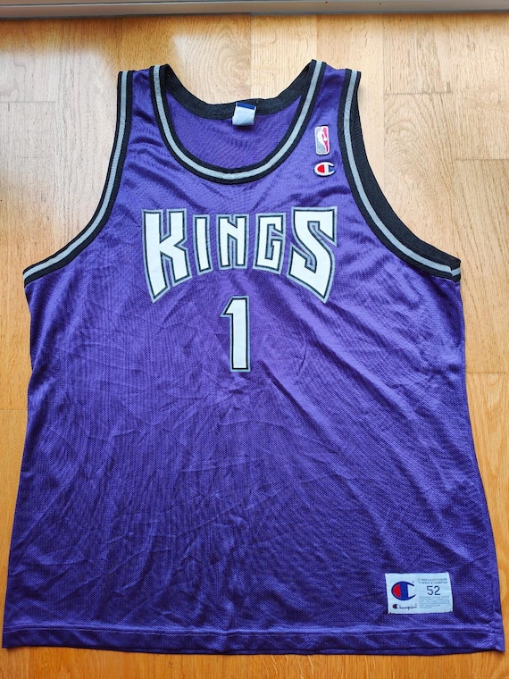Rare Sacramento Kings 1998 2002 Alternative Away Champion Jersey in Men s XL XXL 52 Vintage NBA Apparel Etsy Australia