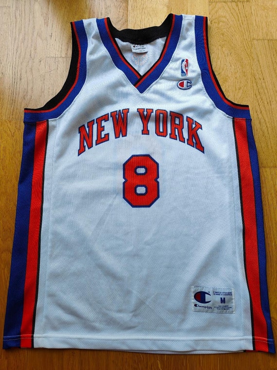 Vintage Latrell Sprewell #8 New York Knicks Champion Jersey